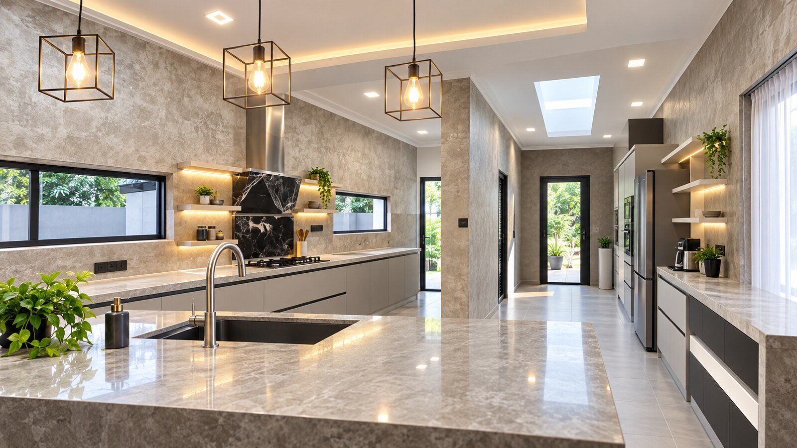 Kitchen extension dan renovation Kulim Perdana oleh GARO Builder