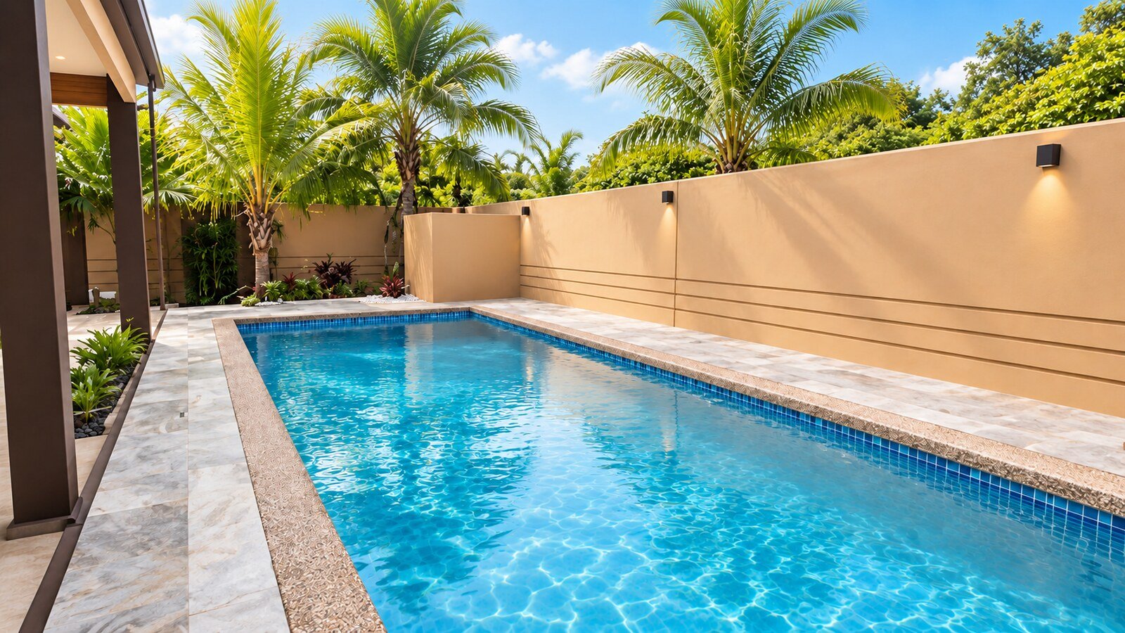 Private swimming pool Kulim Perdana oleh GARO Builder